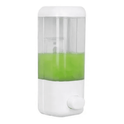 Dispensador Jabón Líquido Gel Shampoo 500ml Baño Cocina Ofic Blanco