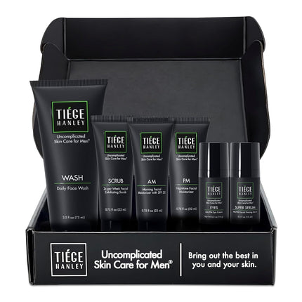 Set De Cuidado De La Piel De Rutina Antienvejecimiento Para Hombre Level 3