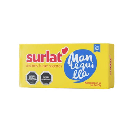 Mantequilla Con Sal Tradicional, 200 g - Surlat | Apishop