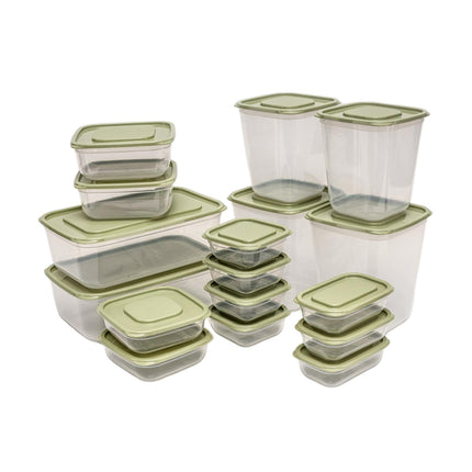 Caja De Pan De 17 Piezas Soporte Para Pan Bagel Para Mantener El Sabor Para Encimera Cocina Verde Claro