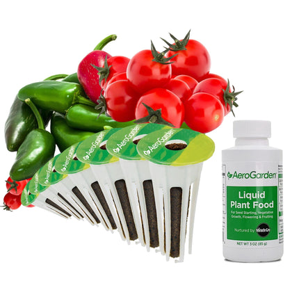 Kit de cápsulas para semillas AeroGarden Salsa Garden de 9 cápsulas con nutrientes