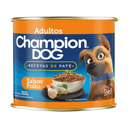 Latas de Alimento Húmedo Champion Dog Adulto Pollo 12 un.