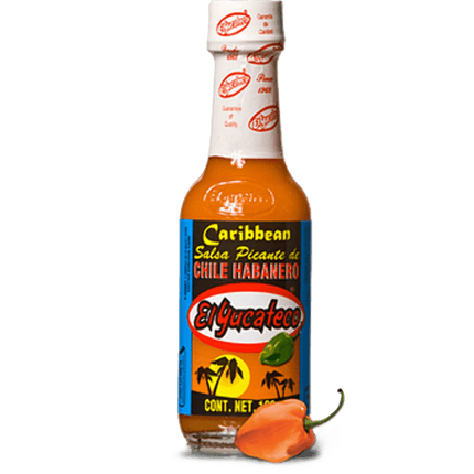 El Yucateco Salsa Picante de Chile Habanero Caribbean 120ml