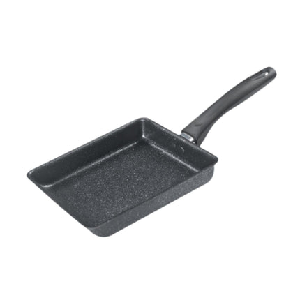 Sartén Para Huevos, Herramienta Tamagoyaki, Sartén Para Tortilla Japonesa Para Cocina, Hogar, Picnic, Pan, 19x15cm, BlackGrip