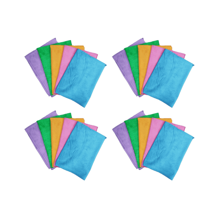 Pack 20 Paños Microfibra con ojal 70x50 Ultra Absorbente