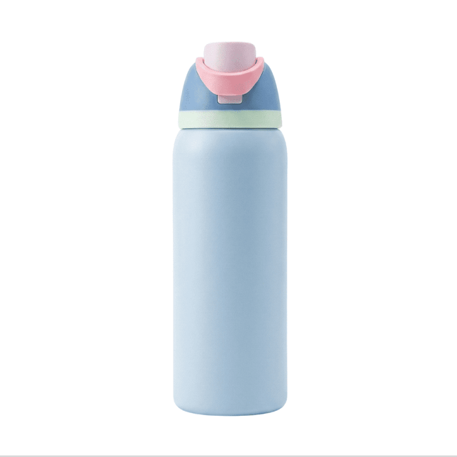 Botella De Agua 1000ml Termo Acero Inoxidable Térmico