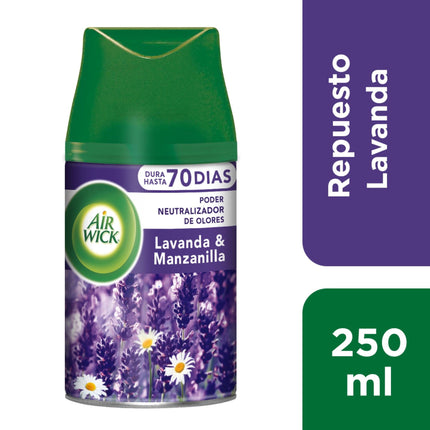 Aromatizante Ambiental Repuesto Aerosol Lavanda Lata, 250 ml