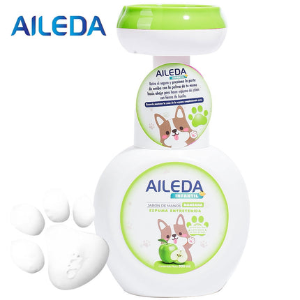 Jabón Espuma Infantil (Huella) 300 Ml Aroma de manzana