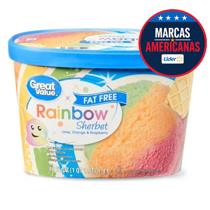 Helado Sorbete Arcoiris Pote, 1,4 L | Apishop