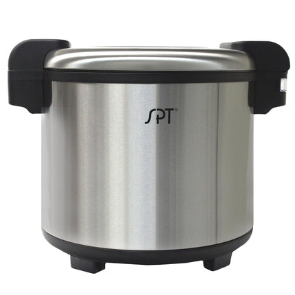 Calentador de arroz SPT SCW-80MA de 20 L de acero inoxidable de uso rudo