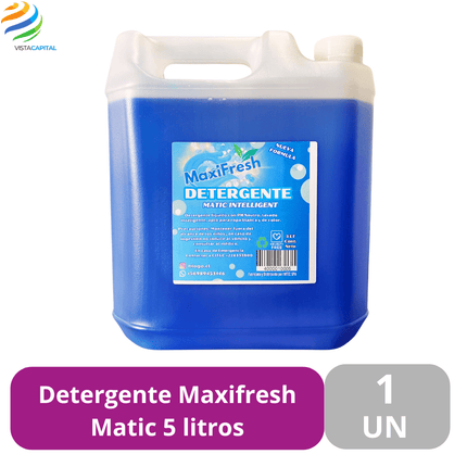 Detergente Liquido Maxifresh Matic 5 Litros eco Unidad
