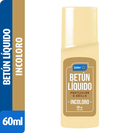Betún para Calzado Líquido Incolor, 60 ml