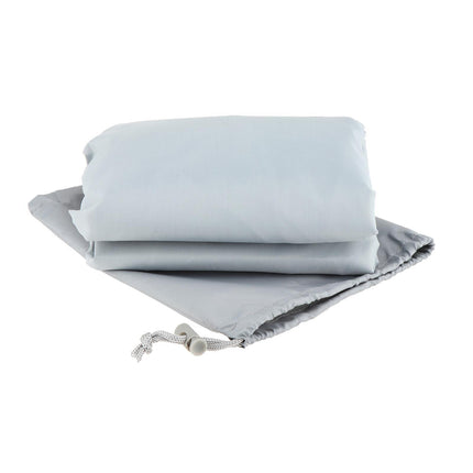 Cubierta Para Estante De Panadería Con Cremallera 23''x28''x64'' Cubierta Para Estante De Pan Para Restaurante Gris