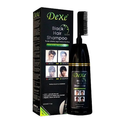 Shampoo con Tinte Negro