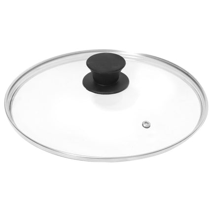 Tapa De Sartén Transparente De 36,7 Cm Con Asa, Tapa Para Olla De Leche, Sartenes Y Mango Negro