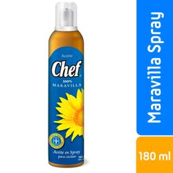 Aceite de Maravilla Chef Spray 180 ml - Chef | Apishop