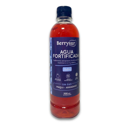Agua Fortificada Berrysur Maqui Arándano 500 ml