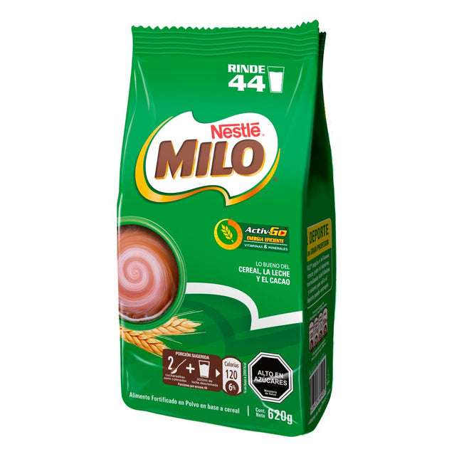 Saborizante para Leche Milo Polvo Chocolate 620 g