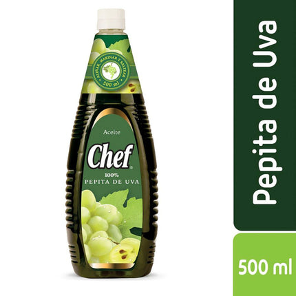Aceite de Pepita de Uva Chef 500 ml