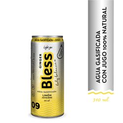 Agua Gasificada Ginger Bless 09 Limonada y Jengibre 310 ml