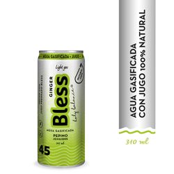 Agua Gasificada Ginger Bless 45 Pepino y Jengibre 310 ml