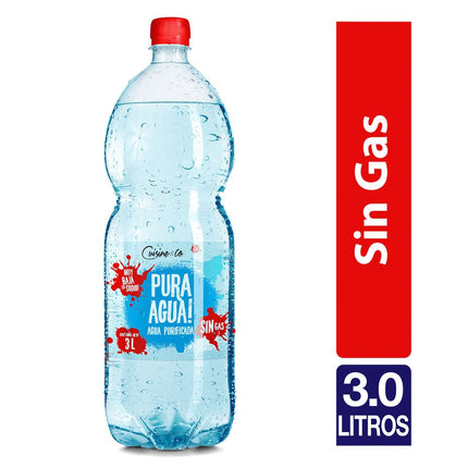 Agua Purificada Cuisine & Co Sin Gas 3 L