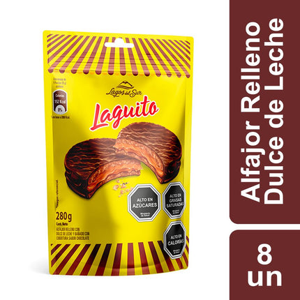 Alfajores Lagos del Sur Laguito 280 g 8 un.