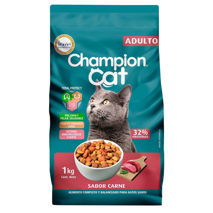 Alimento Gato Adulto Champion Cat Carne 1 kg