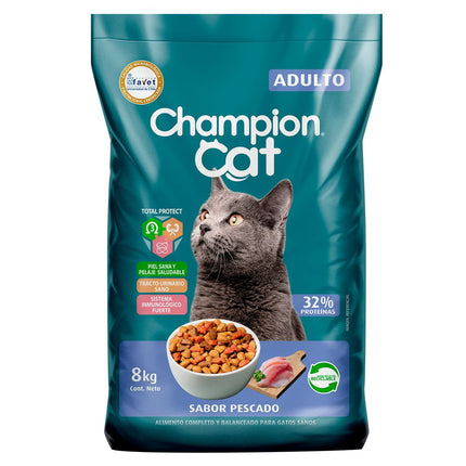 Alimento Gato Adulto Champion Cat Pescado 8 kg