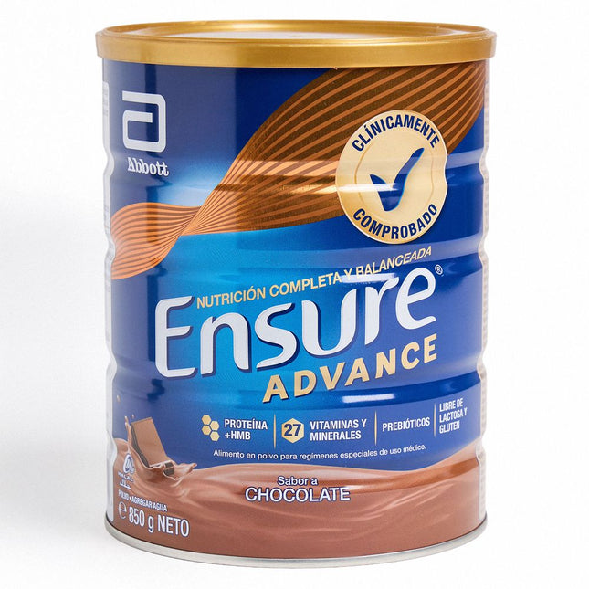 Alimento Nutricional Ensure Advance Chocolate 850 g