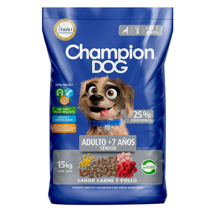 Alimento Perro Senior Champion Dog 15 kg