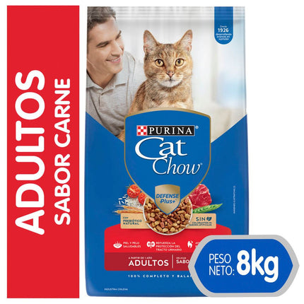 Alimento Gato Adulto Cat Chow Carne 8 kg