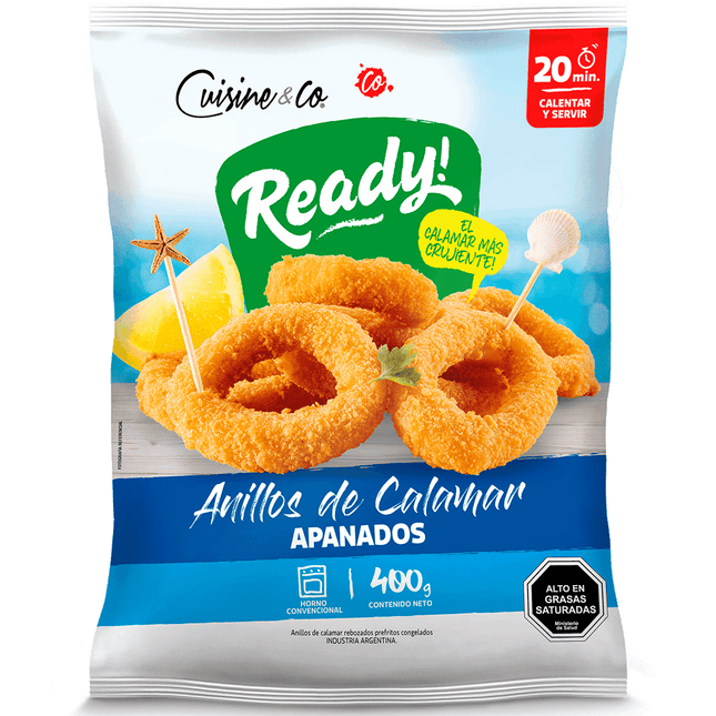 Anillos de Calamar Cuisine & Co Apanados 400 g