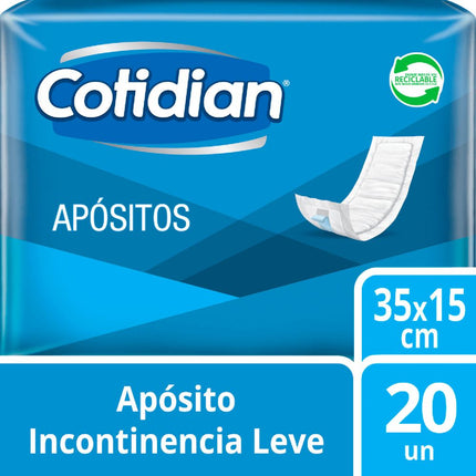 Apósitos Unisex Cotidian Normal Talla Única 20 un.