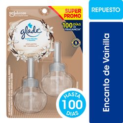 Aromatizante Glade Aceites Naturales Vainilla Repuesto 21 ml 2 un.