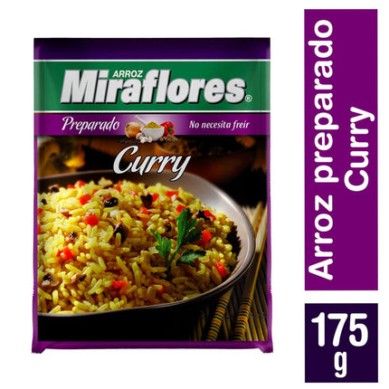 Arroz Preparado Miraflores Curry 175 g
