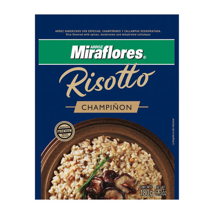 Arroz Risotto Miraflores Champiñón 180 g