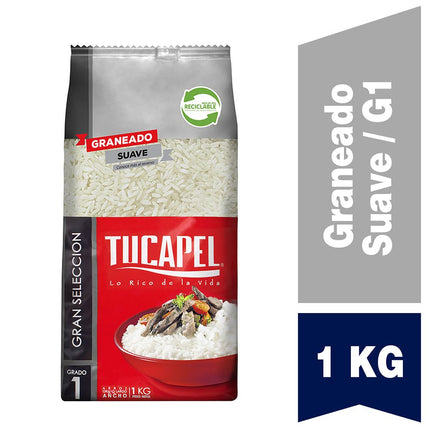 Arroz Grado 1 Tucapel Gran Selección Grano Largo y Ancho 1 kg