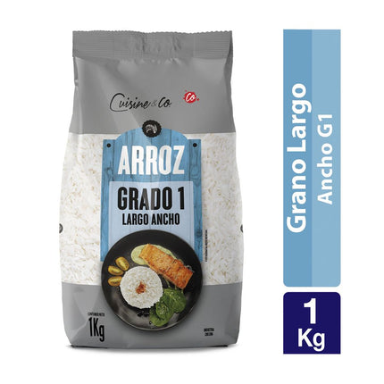 Arroz Grado 1 Cuisine & Co Grano Largo y Ancho 1 kg