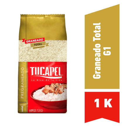 Arroz Grado 1 Tucapel Pregraneado Grano Largo 1 kg