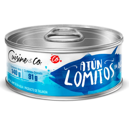 Atún Lomitos en Agua 91 g drenado, 140 g neto