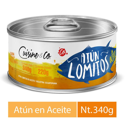 Atún Lomitos en Aceite 220 g drenado, 340 g neto
