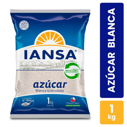 Azúcar Blanca Iansa 1 kg