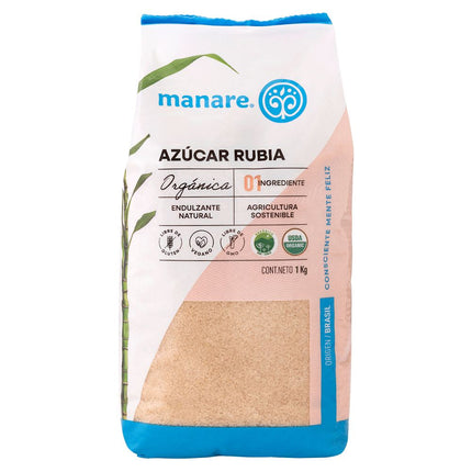 Azúcar Rubia Manare Orgánica 1 kg
