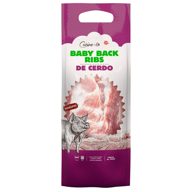 Baby Back Ribs Cerdo Cuisine & Co Congelada kg