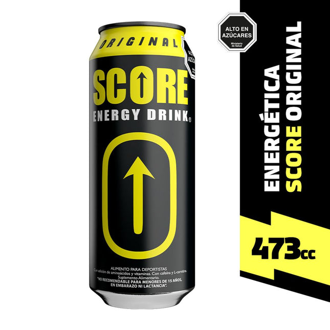 Bebida Energética Score Original Lata 473 cc