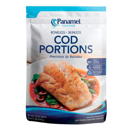 Porciones de Bacalao Congelado 454 g