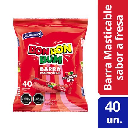 Masticable Colombina Fresa Crunchy 360 g
