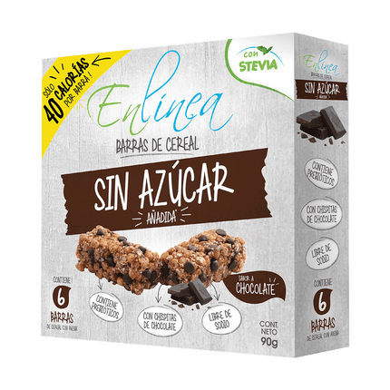 Barra de Cereal En Línea Chocolate 15 g 6 un.