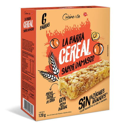 Barra de Cereal Cuisine & Co Damasco 6 un.